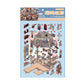 Paper Trace Flip Pet Landscaping Stickers Floating Joy Series Ancient Style Illustration Journal Material Decorative Stickers