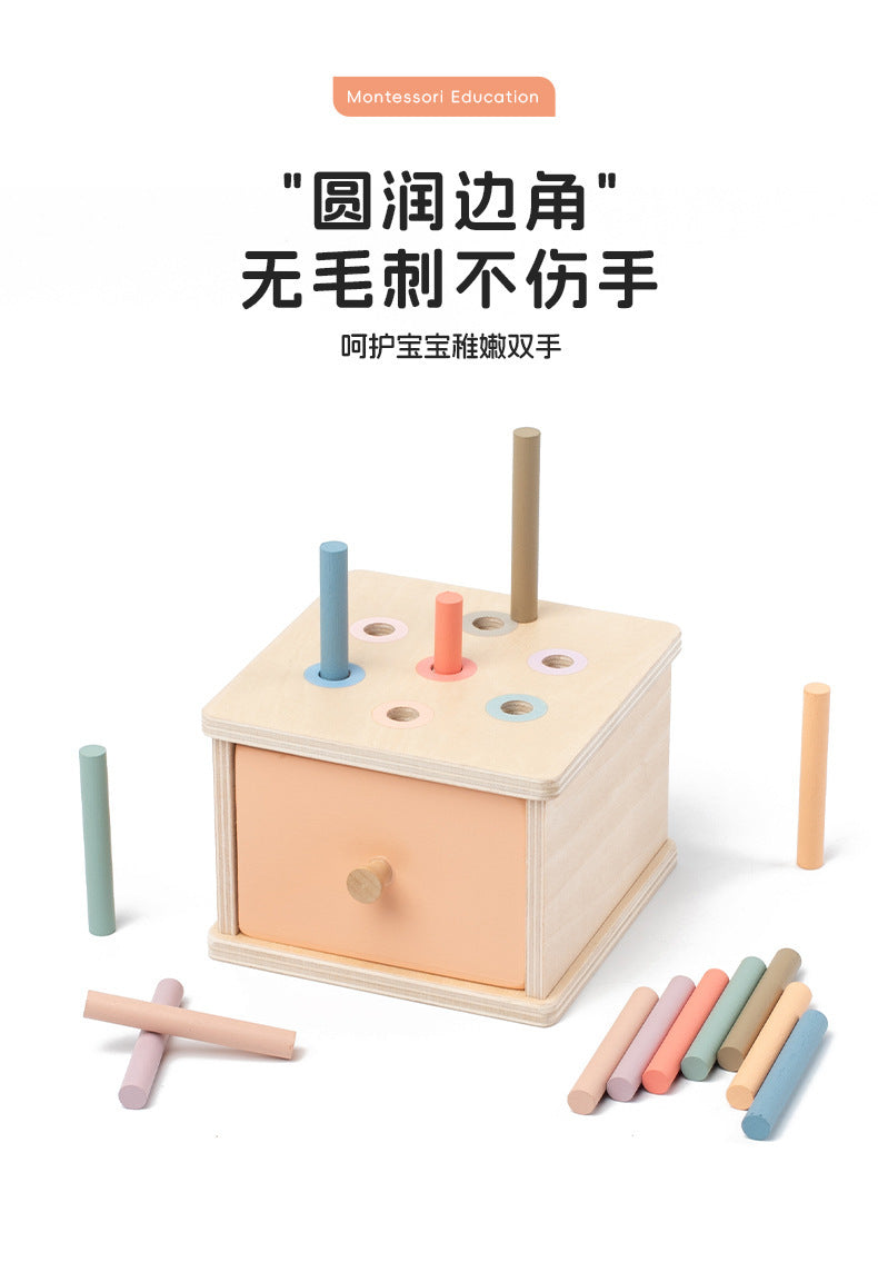 Montessori Classification Early Education Coin Box Baby Color Cognitive Shape Building Blocks Matching Teaching Aids Baby Educational Toys