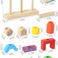 Children's Creative Spelling Day and Night Building Blocks Early Education Enlightenment Shape Cognition Hand-eye Coordination Educational Toys for Boys and Girls