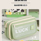 Flip-Top Pencil Case Ins Style High School Student New Style Pencil Case for Girls Male Large Capacity Stain-Resistant Simple Stationery Box