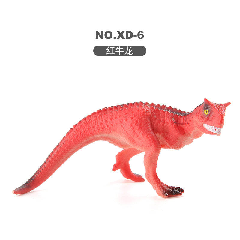 Children's Dinosaur Simulation Animal Ornaments Multiple Mini Solid Dinosaur Model Stegosaurus Spinosaurus Bull Dragon Bag Ornaments