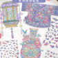 Paper Trace Puzzle Stickers Historical Trace Series National Trend Cultural Relics Design 3D Decorative Material Landscaping Stickers