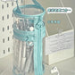 Ins Pen Holder Type Pencil Bag Large Capacity Storage Cylindrical Pen Holder Student High-Looking Transparent Waterproof Thickeneded Stationery Bag