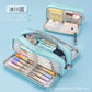 Oxford Cloth Pencil Case with Large Capacity and Multi-Layer Design, Stationery Box for Primary and Secondary School Students, High Aesthetic Value, Simple and Waterproof, Direct from the Source Factory