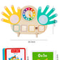 Children's Finger Arithmetic Educational Teaching Aids Addition and Subtraction Arithmetic Palm Mathematics Enlightenment Wooden Toys Kindergarten