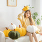 Ins Girly Heart Pumpkin Pillow Creative Special-Shaped Sofa Cushion Halloween Decoration Plush Toy Nap Pillow