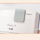 in stock Dopamine Color Magnetic Leather Bookmark Square Magnetic Bookmark Graduation Gift Bookworm Reading Pagination Clip