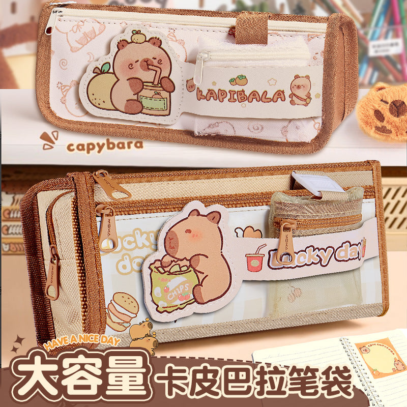 Kapibala Plush Doll Doll Back-To-School Gift Package Primary School Souvenir Birthday Gift Plush Stationery Set