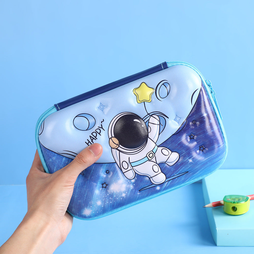 3D New Cute Eva Stationery Box Children's Multifunctional Large Capacity Pencil Bag Student Portable Square Pencil Box