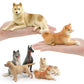 Cross-border simulation Labrador Shiba Inu husky Doberman model children's cognitive pet dog decoration toy