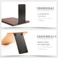 Japanese Style Simple Wooden Book Stand Creative Black Walnut Wood Thickened Bookshelf Bookend Student's Solid Wood Bookend Logo