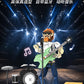 Wandering Rock Guitar Bluetooth Speaker Creative Building Small Particle Building Blocks Children's Educational Toy Model Ornaments