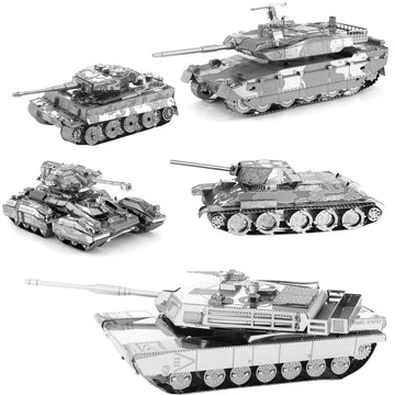 Tank DIY Handmade 3D Metal Puzzle Adult Stereo Model Assembled Assembled Educational Toys High