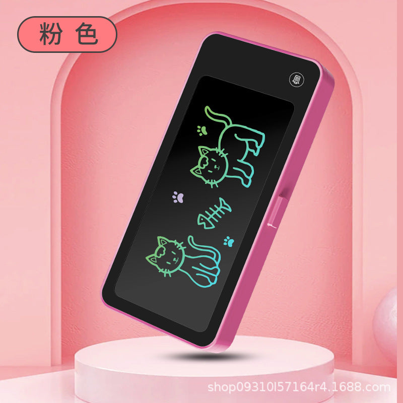 Lcd Writing Tablet Stationery Box, Creative Writing and Drawing Board for Primary School Students, Anti-Drop, Durable, Large Capacity