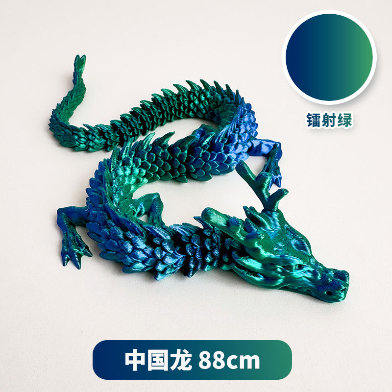 3D printing Chinese dragon dragon handicraft ornaments hand-made activities joint dragon toys cross-border manufacturers wholesale customization