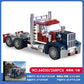 Cross-border engineering series truck city bus transport vehicle combined with small particle building blocks children's educational enlightenment toys