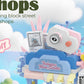 Compatible with Lego City Architecture Street View Hamburg Coffee Flower Shop Small Shop Building Blocks Children's Educational Toys Gifts