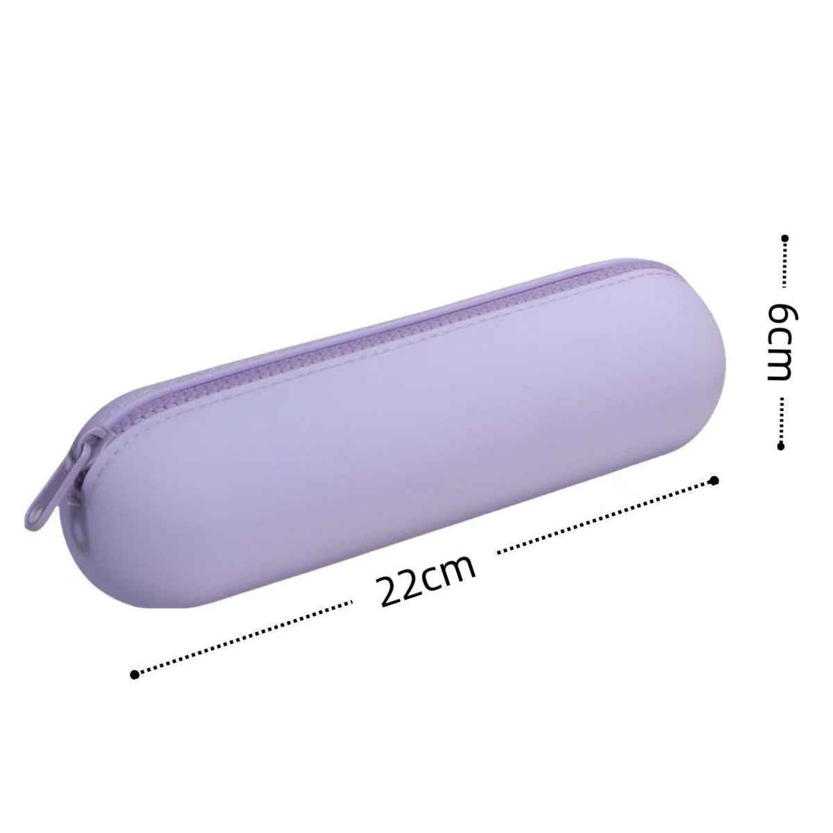 Cross-border Straight Hair Comb Silicone Storage Bag Lipstick Cosmetic Storage Bag Large Capacity Student Stationery Box Waterproof Bag