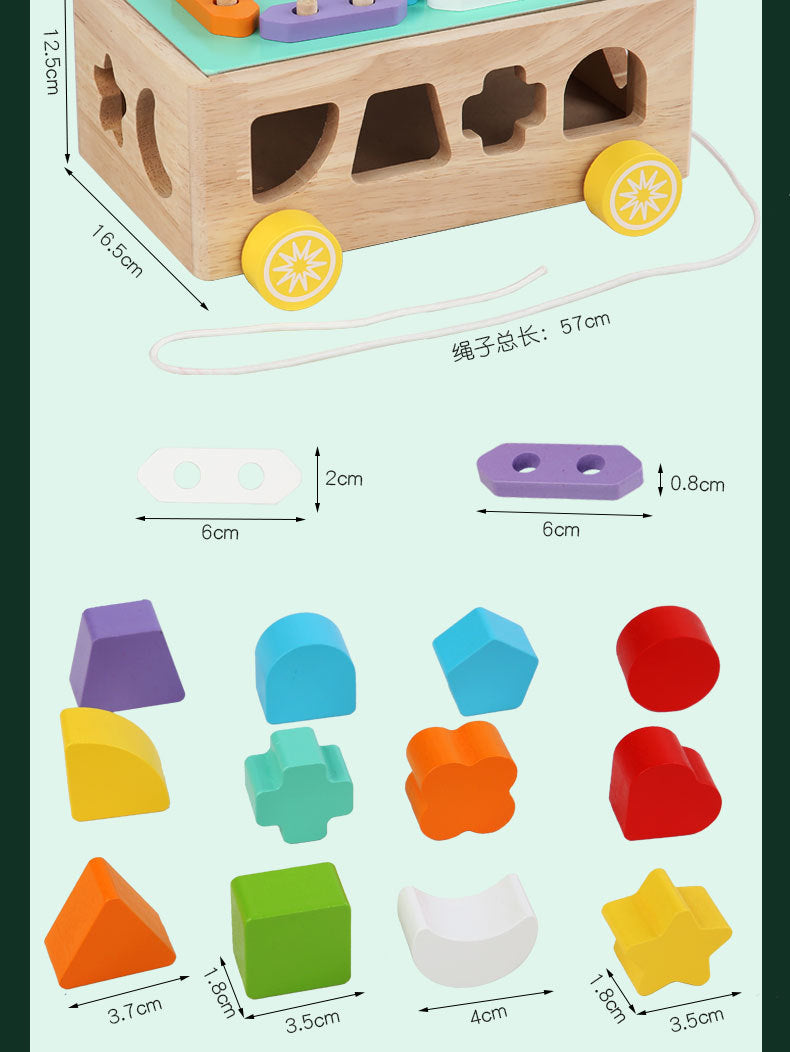 3 Cross-Border Kidsren's Educational Toys Farm Orchard Shape Building Blocks Matching Insect Catching and Carrot Pulling Intelligence Box Toys
