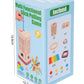 Wooden Kidsren's Stick Insertion Game Baby Draw Stick Color Cognitive Pitching Montessori Family Interactive Toy