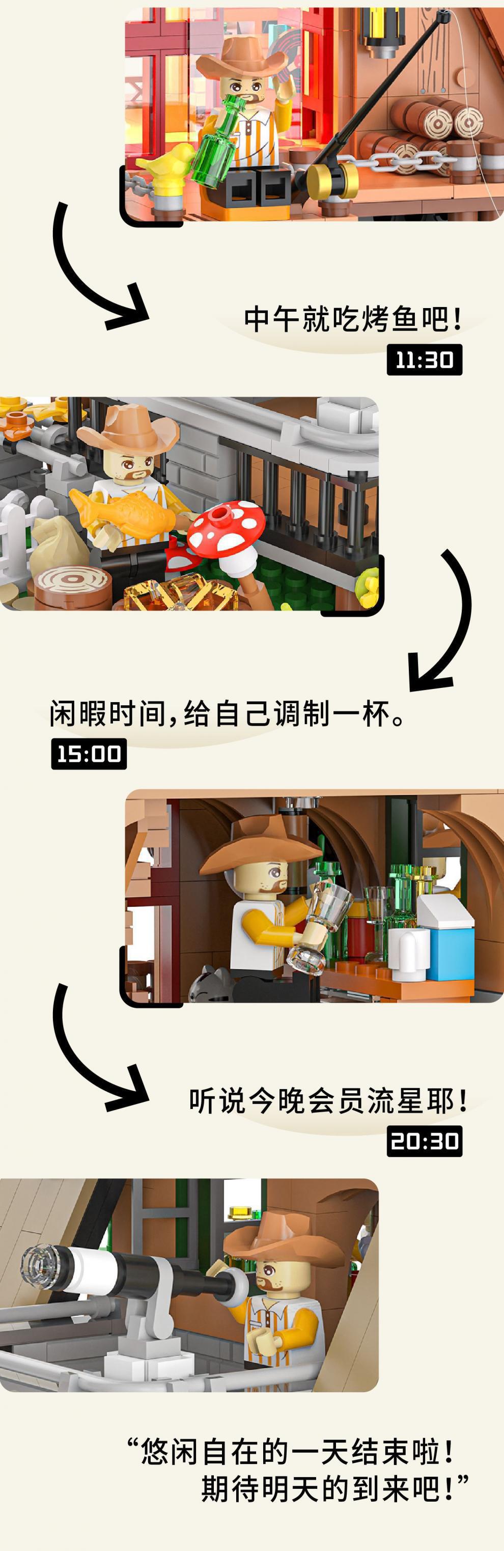 Compatible with Lego Creative Street View Building Model Forest Tree House Puzzle Assembled Block Toy Boy Gift Wholesale