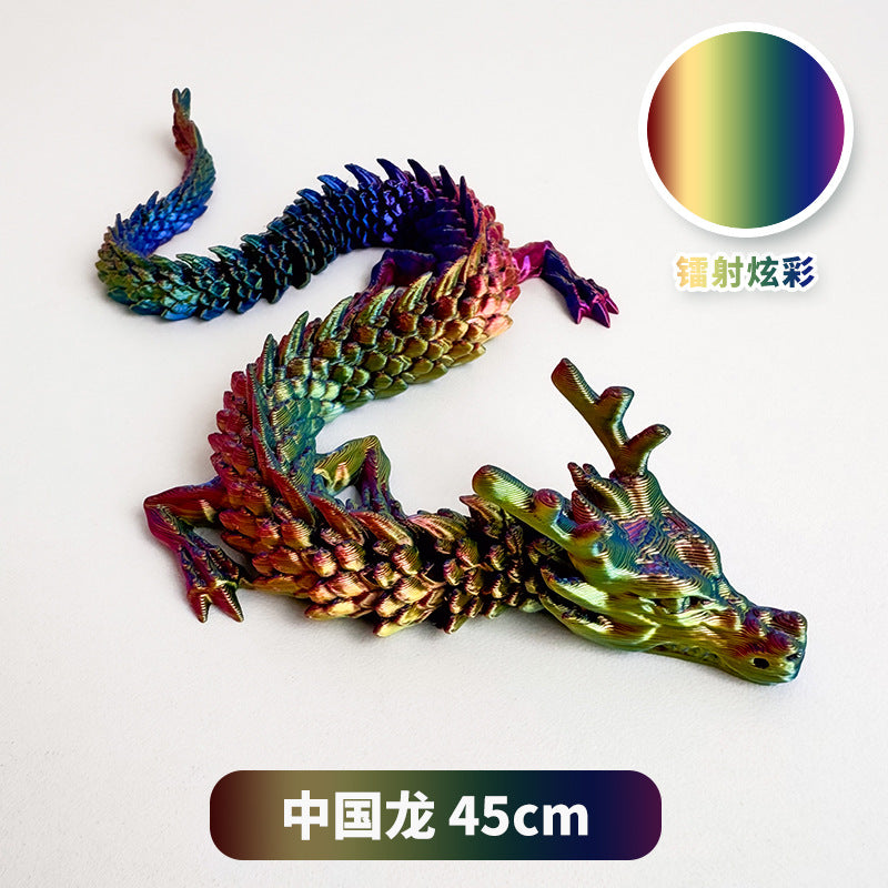 3D printing Chinese dragon dragon handicraft ornaments hand-made activities joint dragon toys cross-border manufacturers wholesale customization