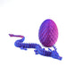 Net red explosions 3d printing dragon ornaments Chinese dragon cross-border dragon egg joint dragon toy hand gift stall wholesale