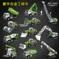 Children's Alloy Artificial Dump Truck Engineering Vehicle Inertia Mixer Truck Oil Tanker Bulldozer Crane Excavator Model