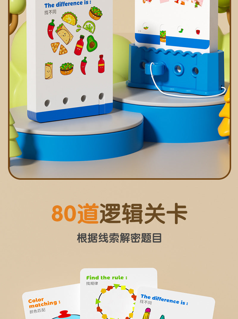 Logic Key Children's Early Education Enlightenment Educational Training Toys Boys Problem Solving Brain Development Teaching Ads 3-6 Wholesale