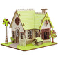 Name factory direct high-quality wood 3D three-dimensional puzzle Hummer cutting small house building Ferris wheel model