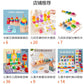 Hanoi Tower for Primary School Students 10 Layers 8 Large 5 Medium 10 Layers Hanrotoro Kidsren's Educational Thinking Training Toys