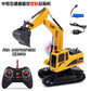 Children's remote control dump truck toy boy dump truck model excavator engineering transporter truck alloy excavator