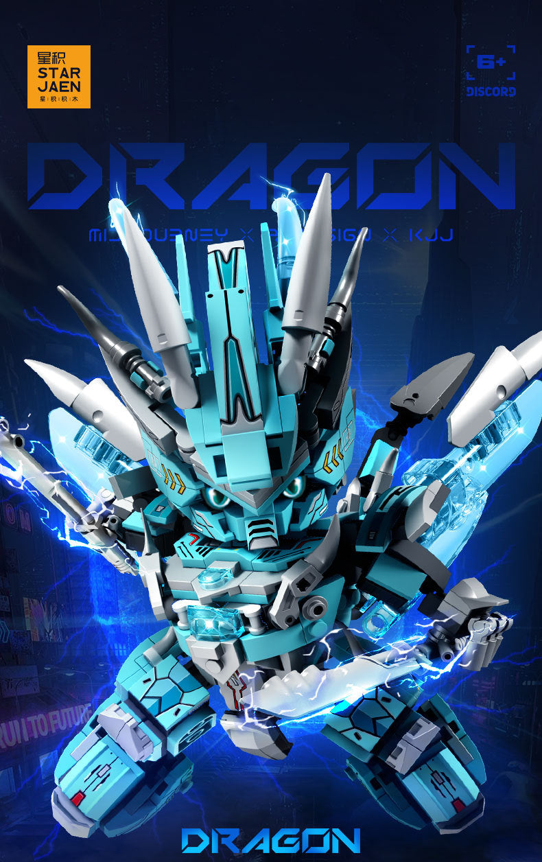 25 New Zodiac Dragon Year Mecha Building Blocks Assembled Intelligent Children's Toys Boys Gifts Dropshipping