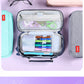 Yuerui Large-Capacity Canvas Multi-Layer Pencil Bag Portable Simple Student Multi-Functional Pencil Bag Satchel Stationery Box