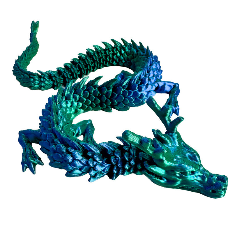 3D printing Chinese dragon dragon handicraft ornaments hand-made activities joint dragon toys cross-border manufacturers wholesale customization
