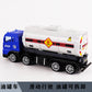 Delixin Kidsren's Rescue Trailer Artificial Flatbed Transporter Car Baby Educational Model Boy Toy Car