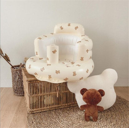Popular Bb Stool Korean-Style Baby Sitting and Bathing Chair Anti-Fall Chair Learning Chair Foldable Inflatable Baby Sofa