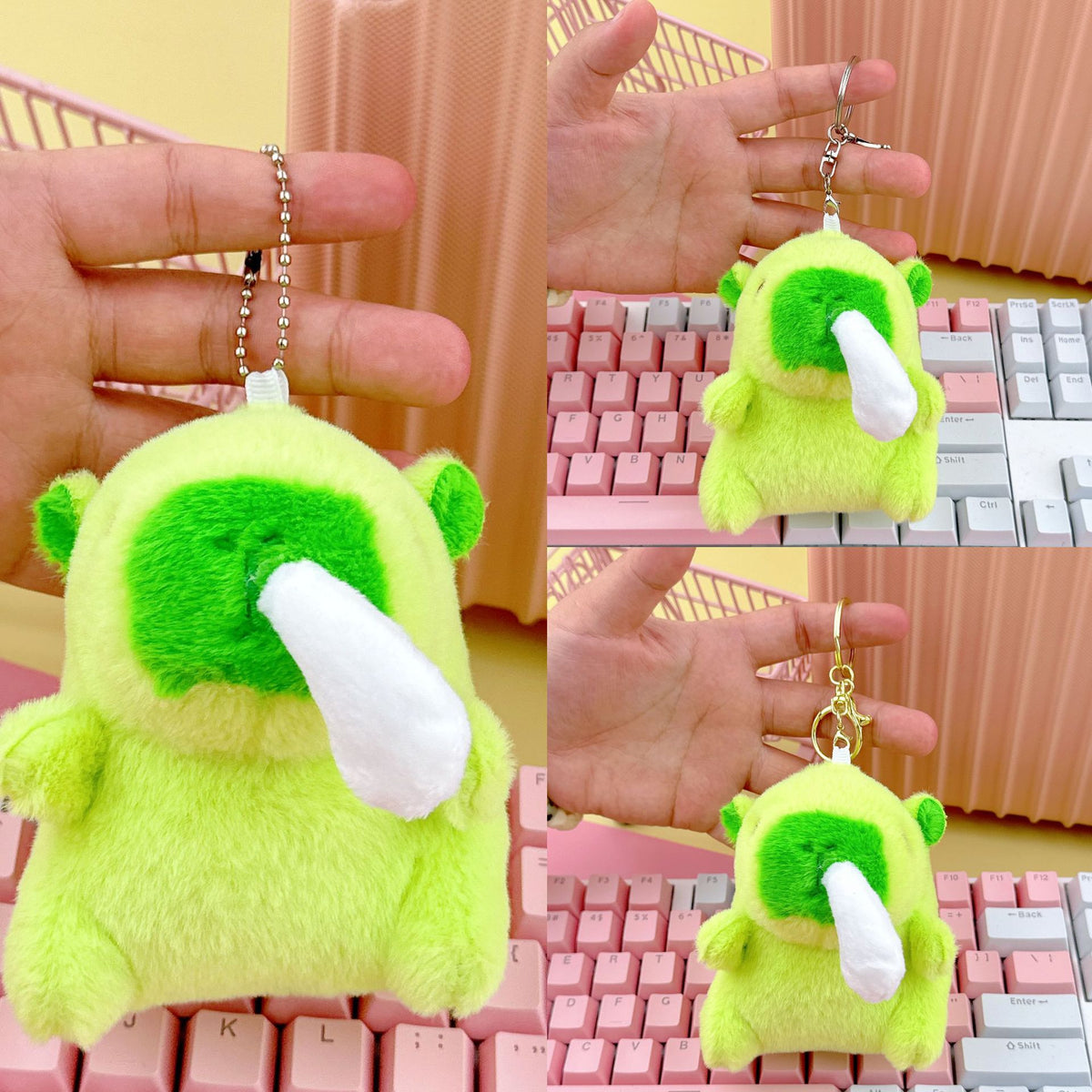 Cross-Border Capybara Mascot Backpack Small Pendant Keychain Chinese Style Zodiac Pendant Couple Ugly Doll