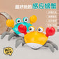 Cross-border Children's Induction Electric Crab Baby Charging Luminous Music Crawling Escape Escape Obstacle Crab Toy