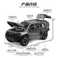 Cross-border foreign trade Jianyuan 24381 realistic children's sound and light pull-back 1/24 Rezvani alloy car model toy