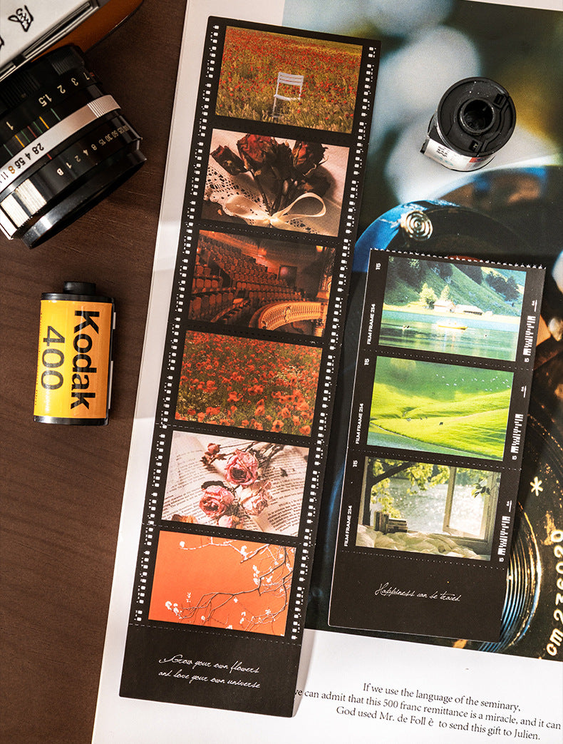 A Dream in Memory Film Film Stickers Retro Old Film Film Strips Handbook Collage Basics