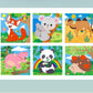 New 3D Stereo Six-Sided Painting 12-Piece Wooden Puzzle Building Blocks 3-6-7-Year-Old Kidsren's Kindergarten Educational Toys