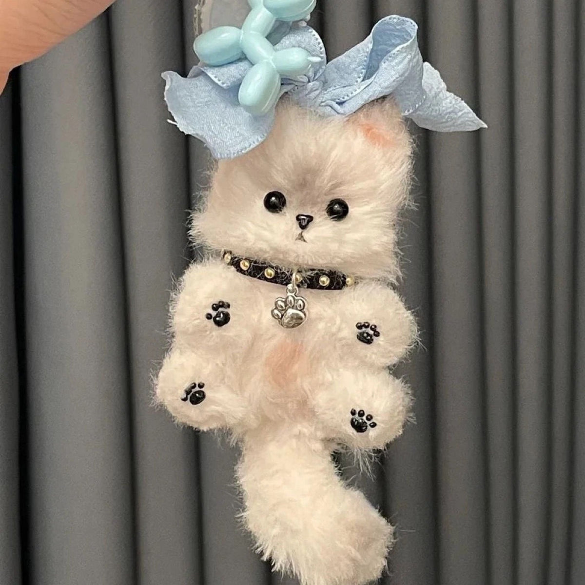 Twisting Stick Kitten DIY Material Pack Casual Style Cute Stuffed Toy for Girls Birthday Gift Bag Pendant