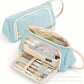 Large-Capacity Retractable Pencil Case Stationery Box in Japanese and Korean Style, Macaron Color, Upgraded Version for Primary and Secondary School Students, in Stock