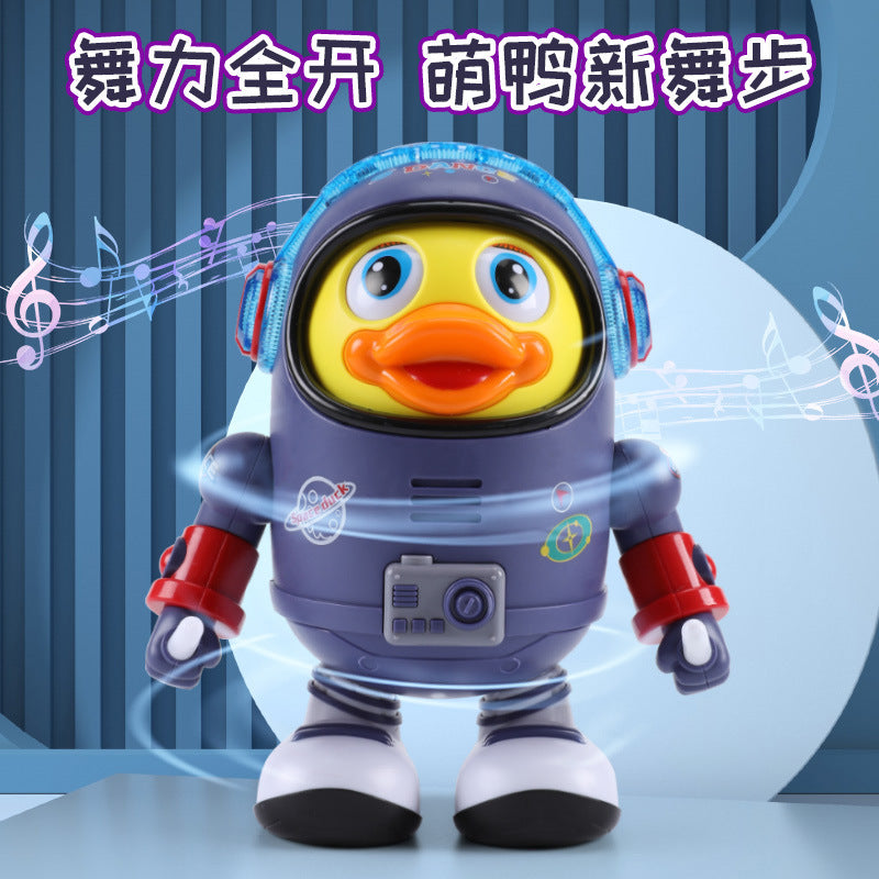 Electric Dancing Space Duck Baby Early Education Toy Children's Singing Robot with Light Music Baby 1-3 Years Old