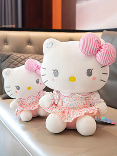 Rabbit Doll Plush Toy Cute Birthday Gift Girl's Pillow Soothing White Rabbit Doll Children's Doll