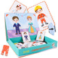 Children's Character Traffic Dress-up Magnetic Jigsaw Puzzle Refrigerator Stickers Early Education Creative Fun Scene Spelling Music Cross-border Agency