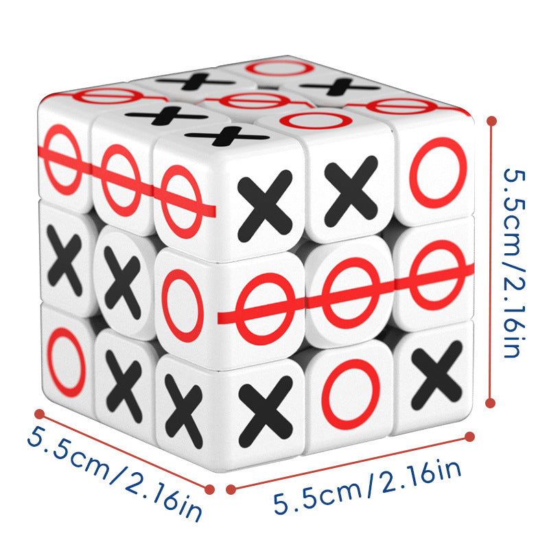 Cross-Border Uv Printed Personalized 3X3 Cube Square Network 3X3 Arrow 3X3 Tic-Tac-Toe Cube Wholesale
