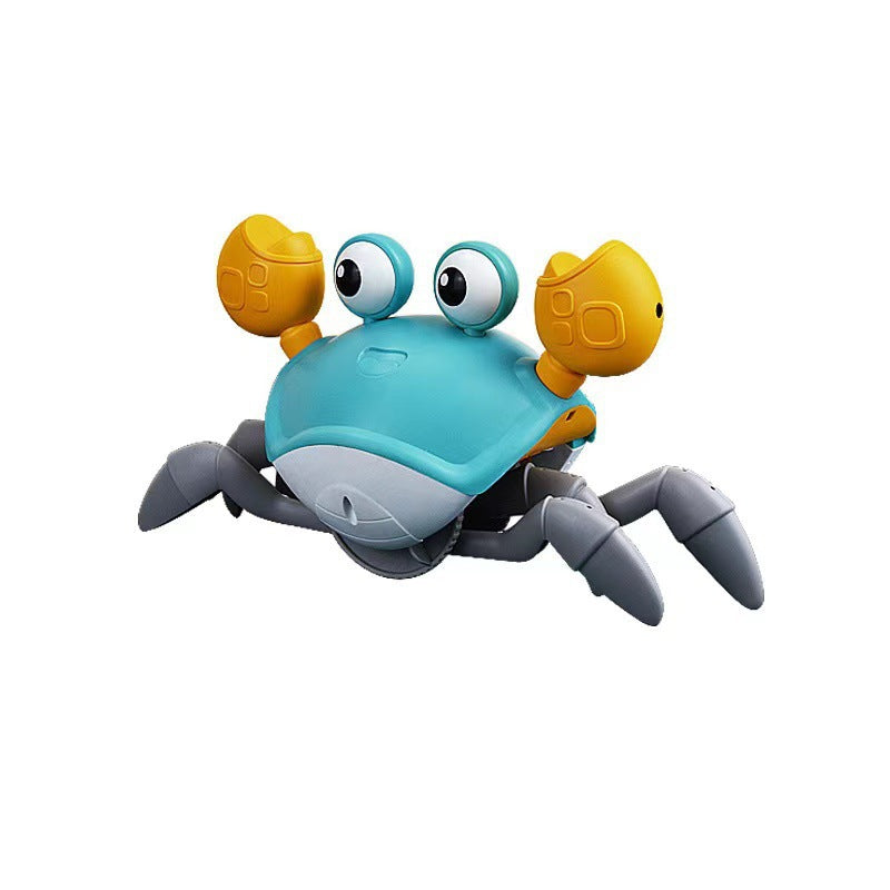 Cross-Border Electric Crab Rechargeable Luminous Concert Crawling Motion Sensor Escape Baby Children's Educational Toy