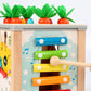 Children's Educational Bead Toys Kindergarten Students Early Education Matching Montessori Teaching Aids Shape Cognitive Beaded Treasure Box
